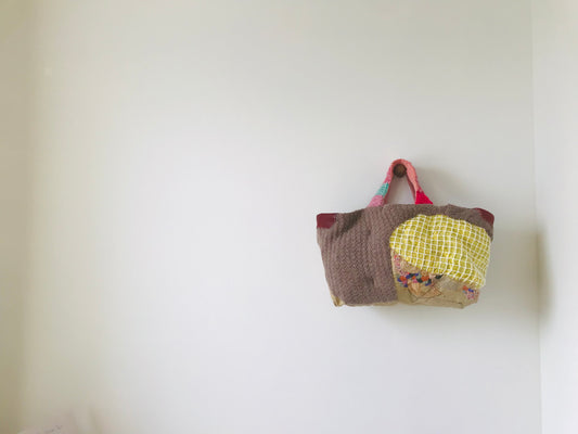 Bag 手縫いのバッグ 布製 スローファッション ハンドメイド 1926