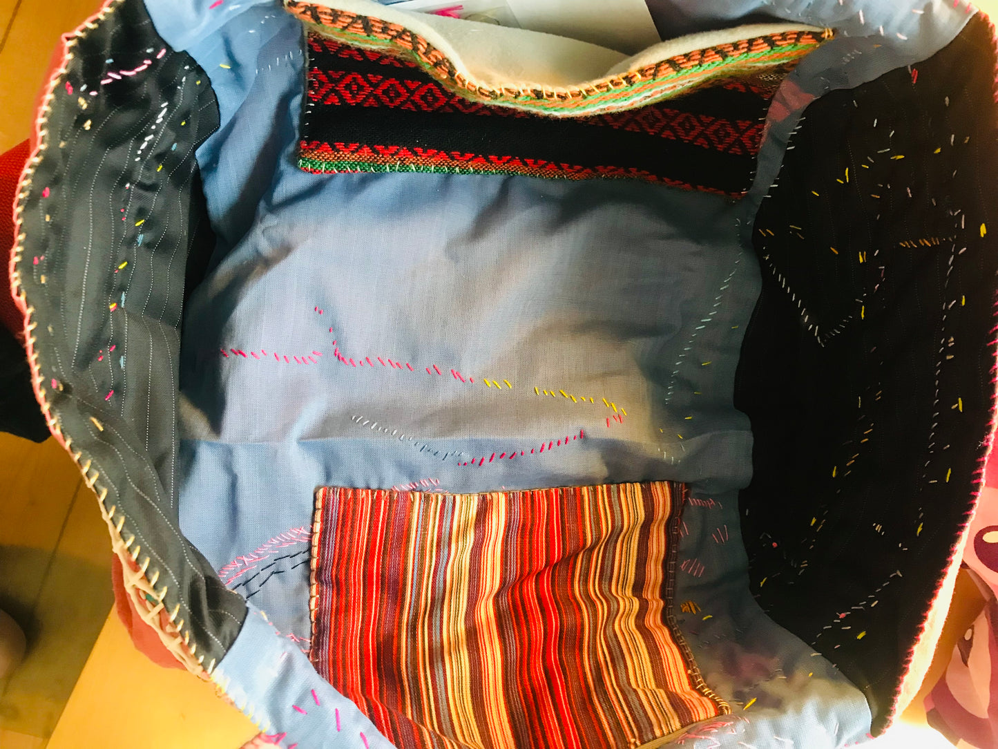 Bag Hand-sewn bag Fabric Slow fashion Handmade 1905
