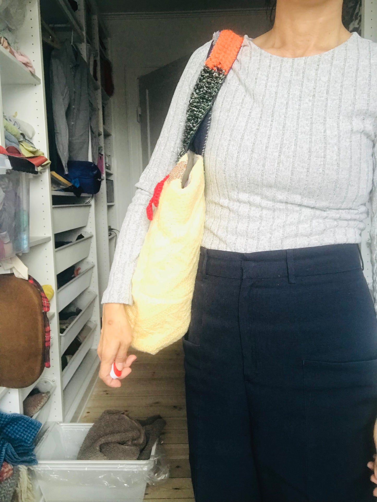 Bag Hand Sewn Bag Fabric Slow Fashion Handmade 1889