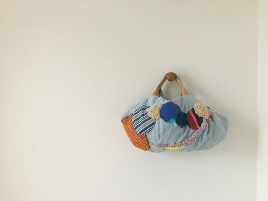 Bag 手縫いのバッグ 布製 スローファッション ハンドメイド 1925