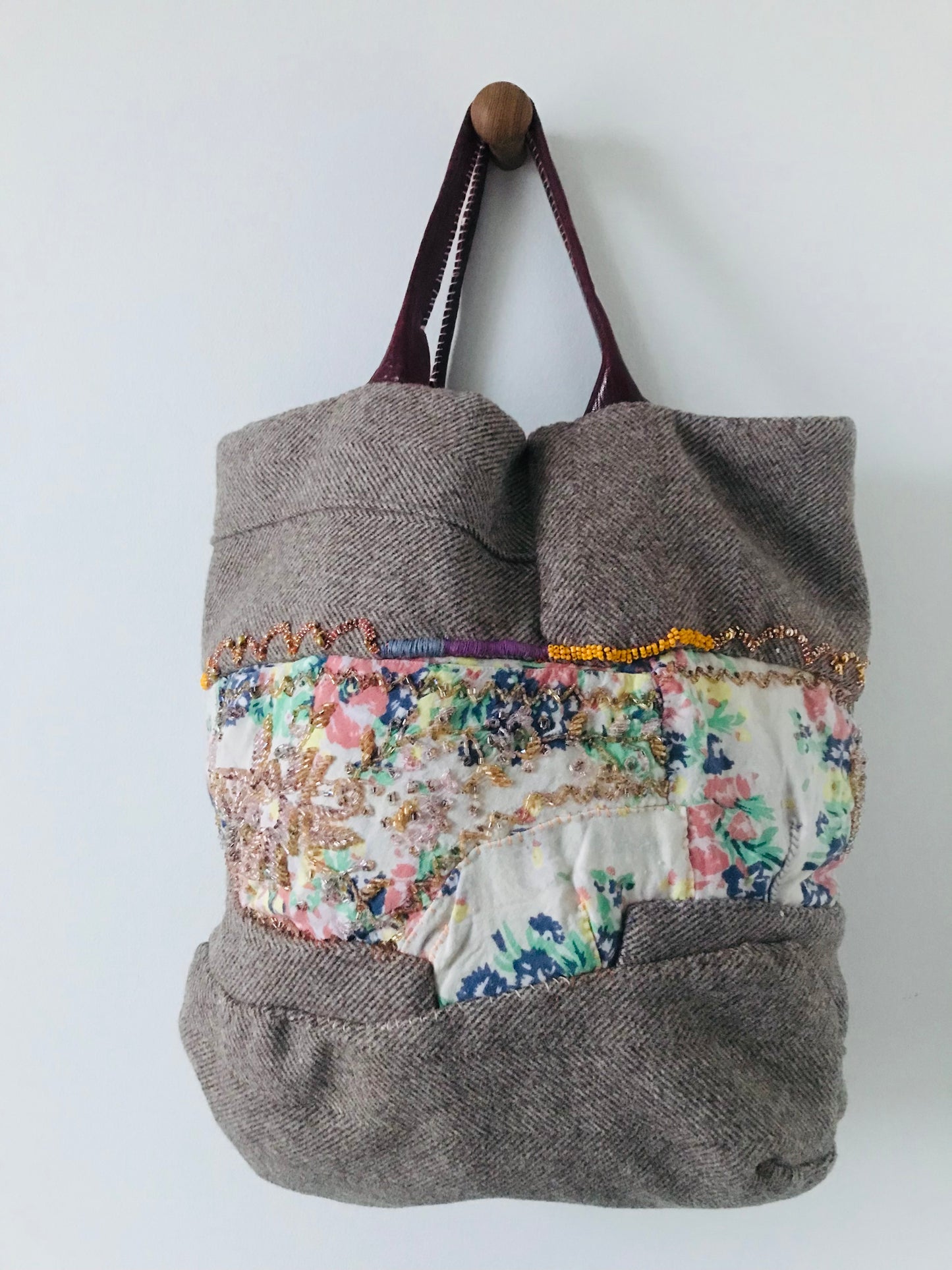 Bag Hand-sewn bag Fabric Slow fashion Handmade 1886