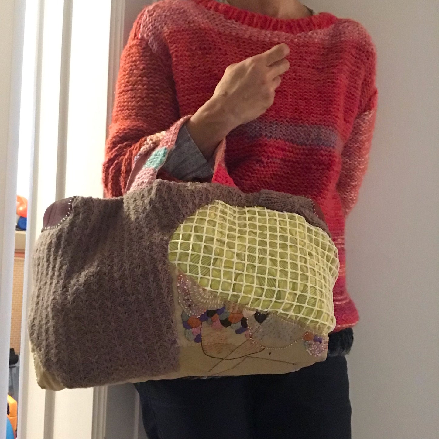 Bag Hand-sewn bag Fabric Slow fashion Handmade 1926