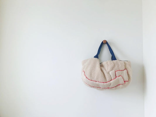 Bag 手縫いのバッグ 布製 スローファッション ハンドメイド 2029