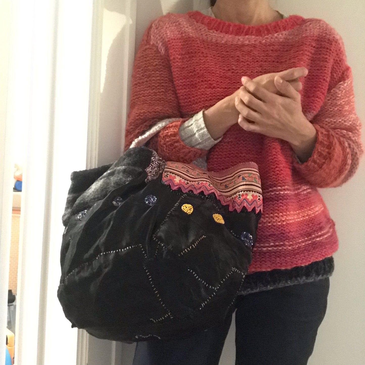 Bag Hand-sewn bag Fabric Slow fashion Handmade 1927