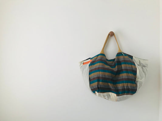 Bag Hand-sewn bag Fabric Slow fashion Handmade 2033