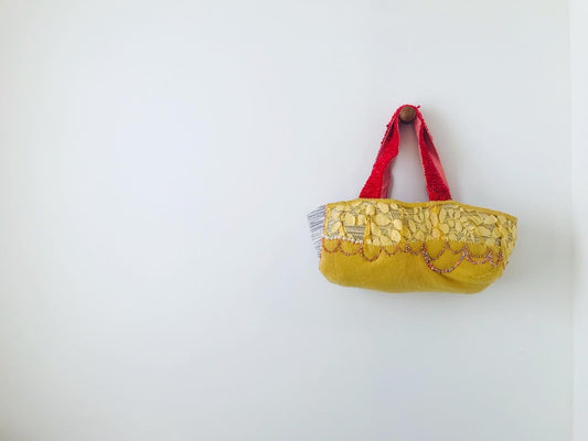 Bag 手縫いのバッグ 布製 スローファッション ハンドメイド 1921