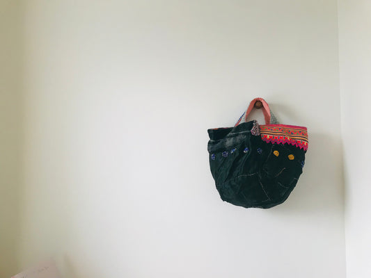Bag 手縫いのバッグ 布製 スローファッション ハンドメイド 1927