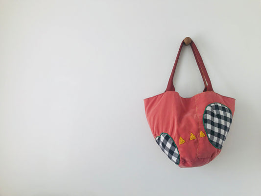 Bag 手縫いのバッグ 布製 スローファッション ハンドメイド 2024