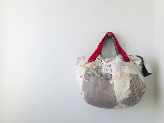 Bag 手縫いのバッグ 布製 スローファッション ハンドメイド 2002