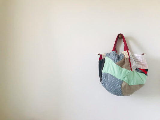 【Reserved items ご予約品】Marghe 様 ご注文品 Bag 手縫いのバッグ 布製 スローファッション ハンドメイド 2078
