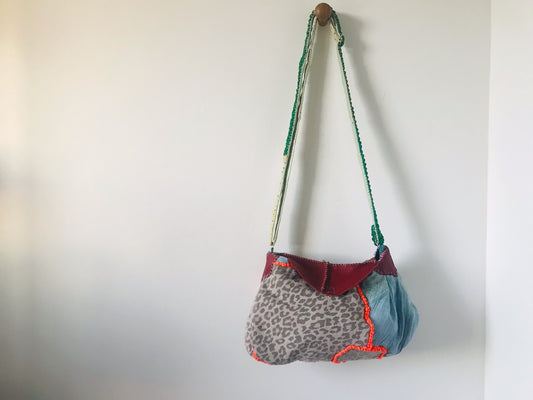 Bag Hand-sewn bag Fabric Slow fashion Pochette Handmade 2100