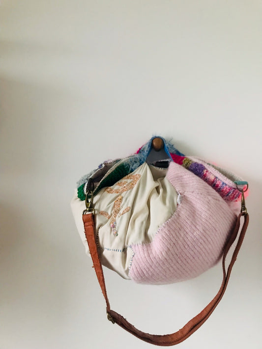 Bag Hand-sewn bag Fabric tote bag Slow fashion Handmade 2091