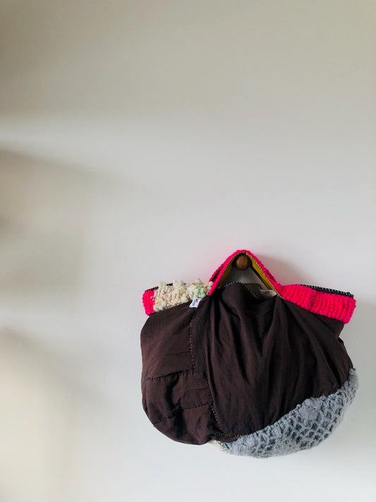 Bag Hand-sewn bag Fabric tote bag Slow fashion Handmade 2183