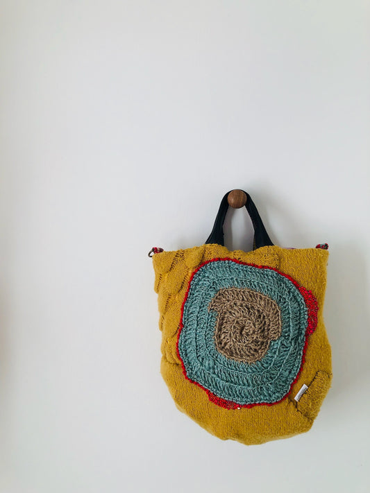 Bag Hand-sewn bag Fabric tote bag Slow fashion Handmade