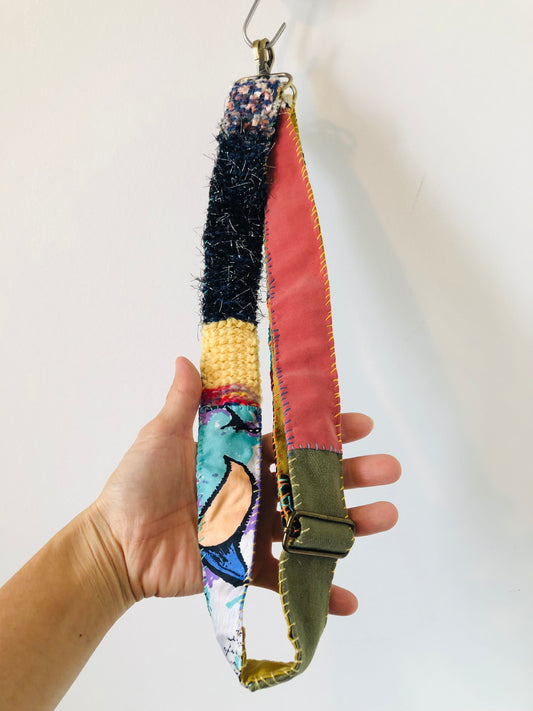 strap 手編みのストラップ ウール 布製 毛糸 肩掛けストラップ スローファッション ハンドメイド 2202