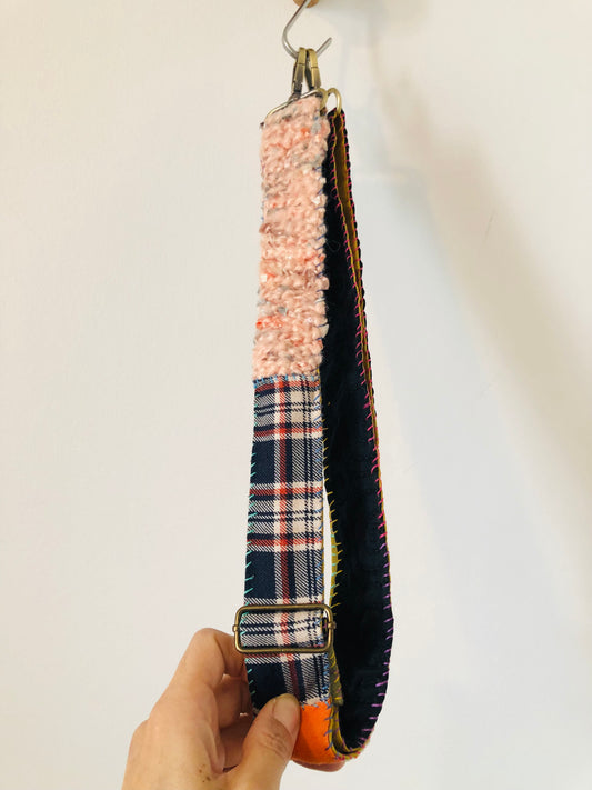 strap 手編みのストラップ ウール 布製 毛糸 肩掛けストラップ スローファッション ハンドメイド 2196