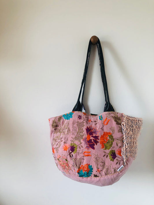 Bag 手縫いのバッグ 布製 トートバッグ スローファッション ハンドメイド 2212