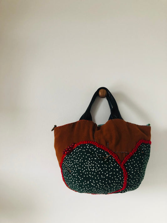 Bag Hand-sewn bag Fabric tote bag Slow fashion Handmade 2235