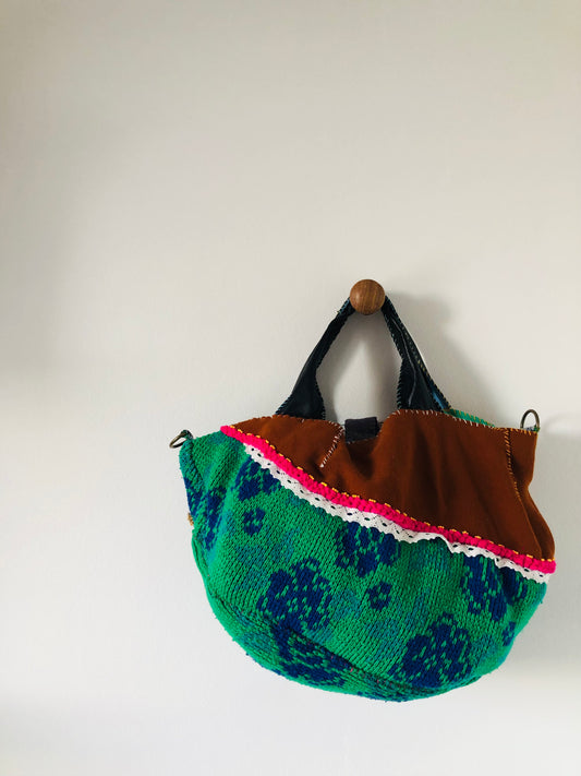 Bag Hand-sewn bag Fabric tote bag Slow fashion Handmade 2245