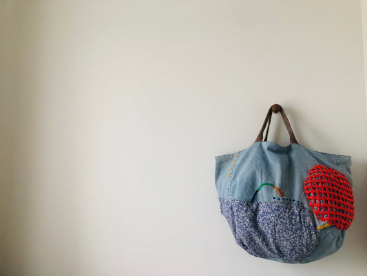 Bag 手縫いのバッグ 布製 スローファッション ハンドメイド 2014