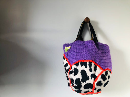 Bag 手縫いのバッグ 布製 トートバッグ スローファッション ハンドメイド 2353