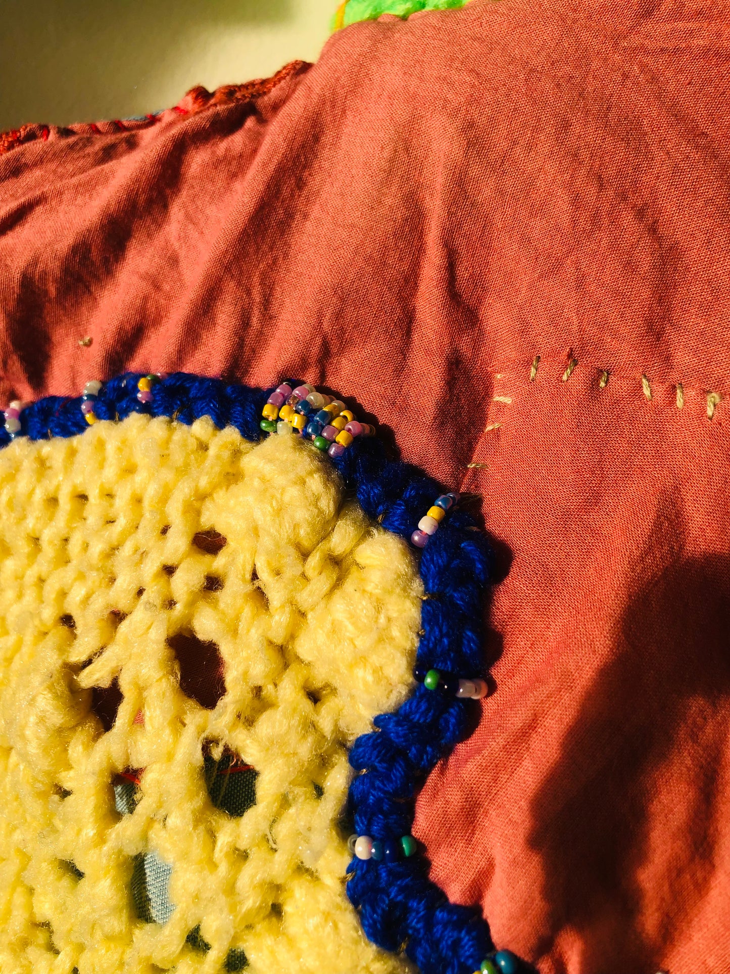 Bag 手縫いのバッグ 布製 トートバッグ スローファッション ハンドメイド 2354