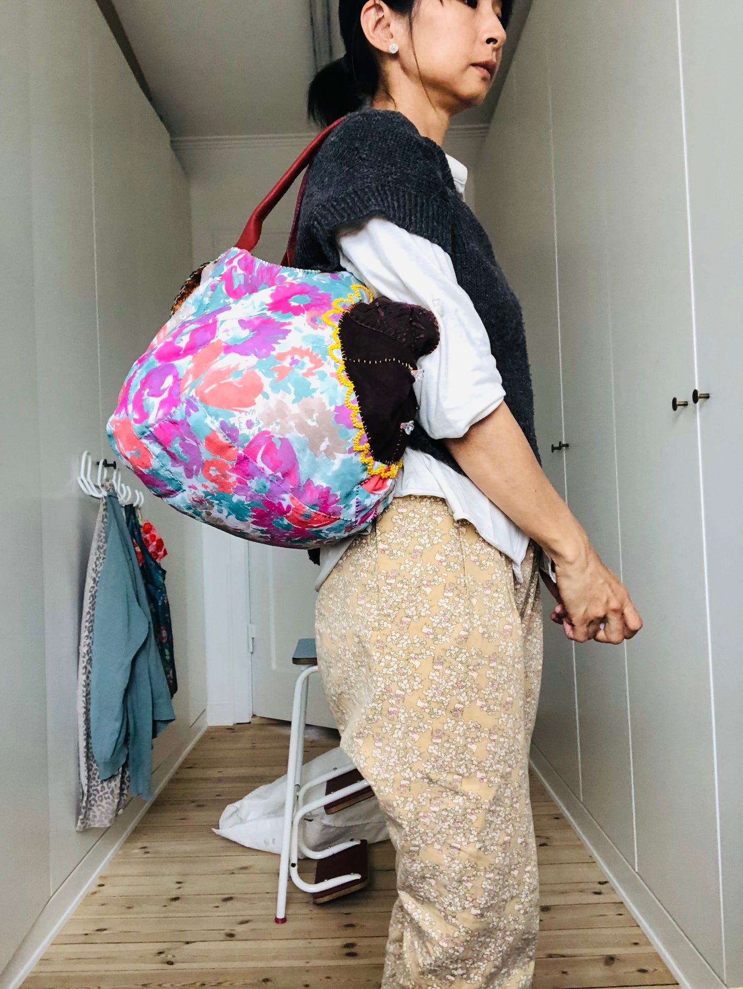 Bag Hand-sewn bag Fabric Slow fashion Handmade 2025
