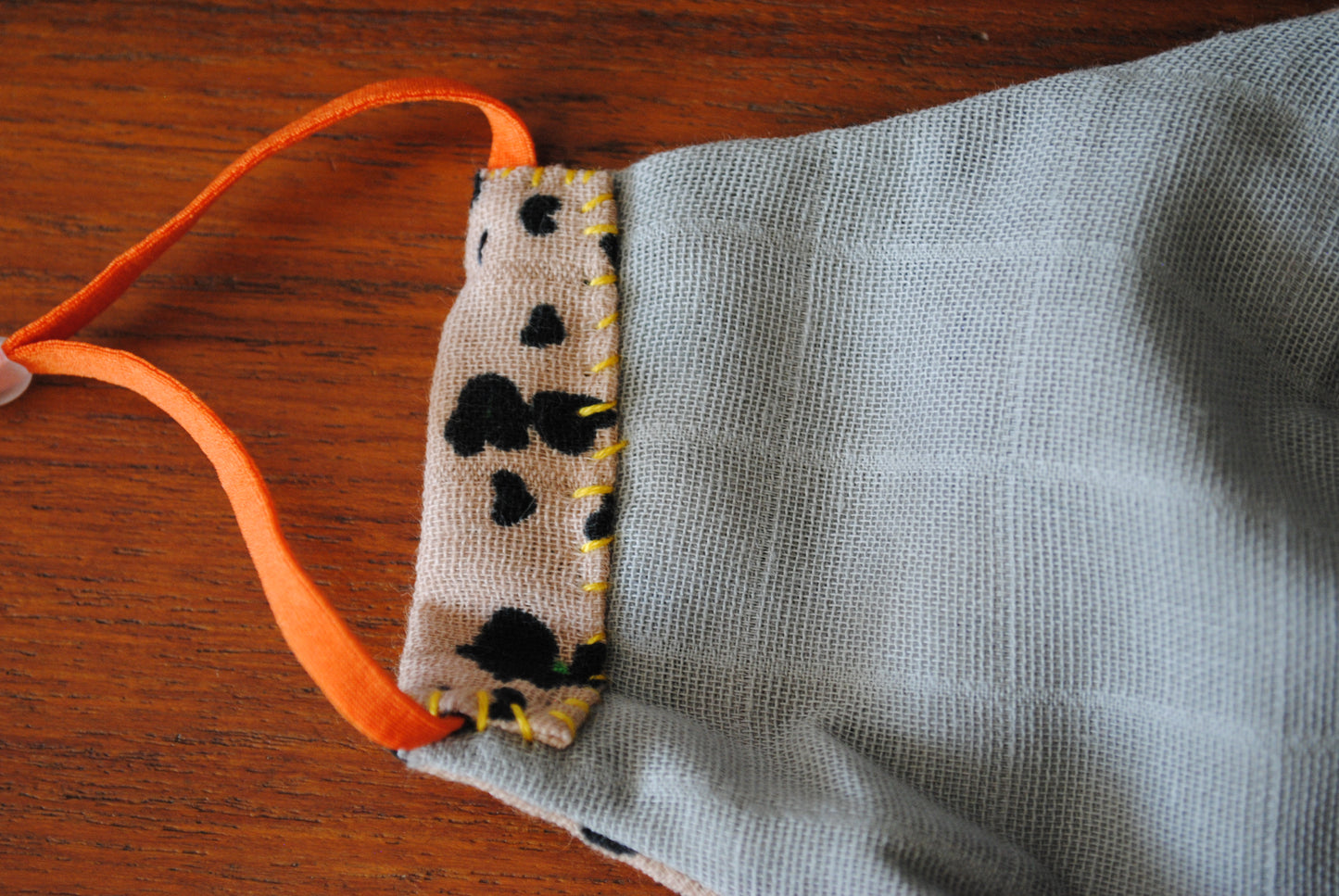 夏マスク マスク 繰り返し使える 大人マスク モスリンガーゼ100% 男女兼用 蒸れにくい 保湿 花粉症 【送料無料】手縫い 2-1