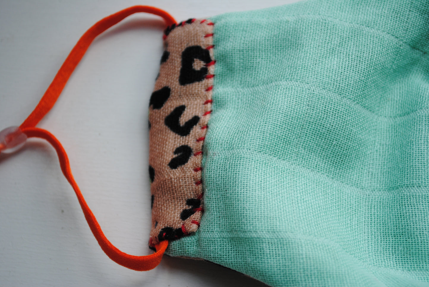 夏マスク マスク 繰り返し使える 大人マスク モスリンガーゼ100% 男女兼用 蒸れにくい 保湿 花粉症 【送料無料】手縫い 4-2