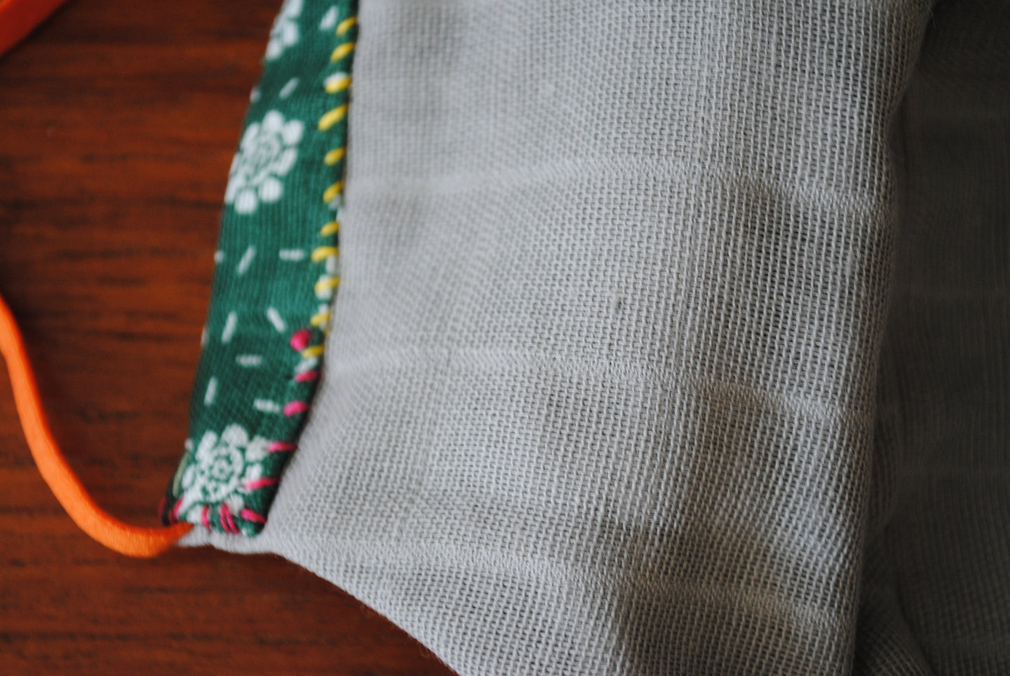 夏マスク マスク 繰り返し使える 大人マスク モスリンガーゼ100% 男女兼用 蒸れにくい 保湿 花粉症 【送料無料】手縫い 7-1