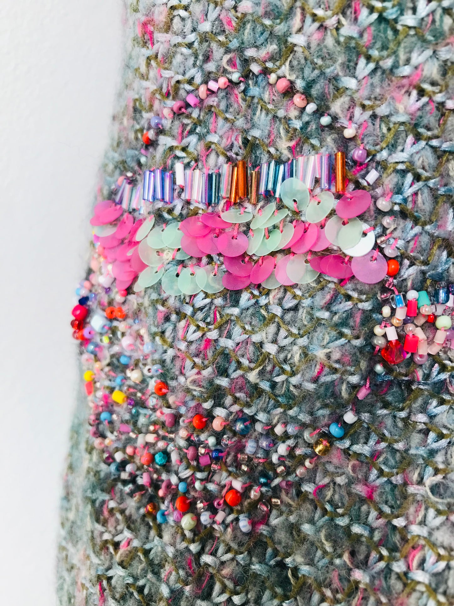 Bag   手縫いのバッグ　  布製　スローファッション　ハンドメイド　1891