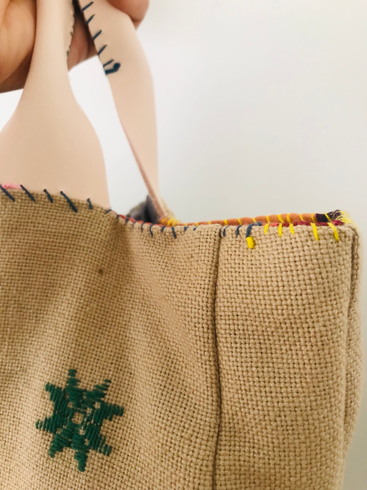 Bag Hand-sewn bag Fabric Slow fashion Handmade 1943