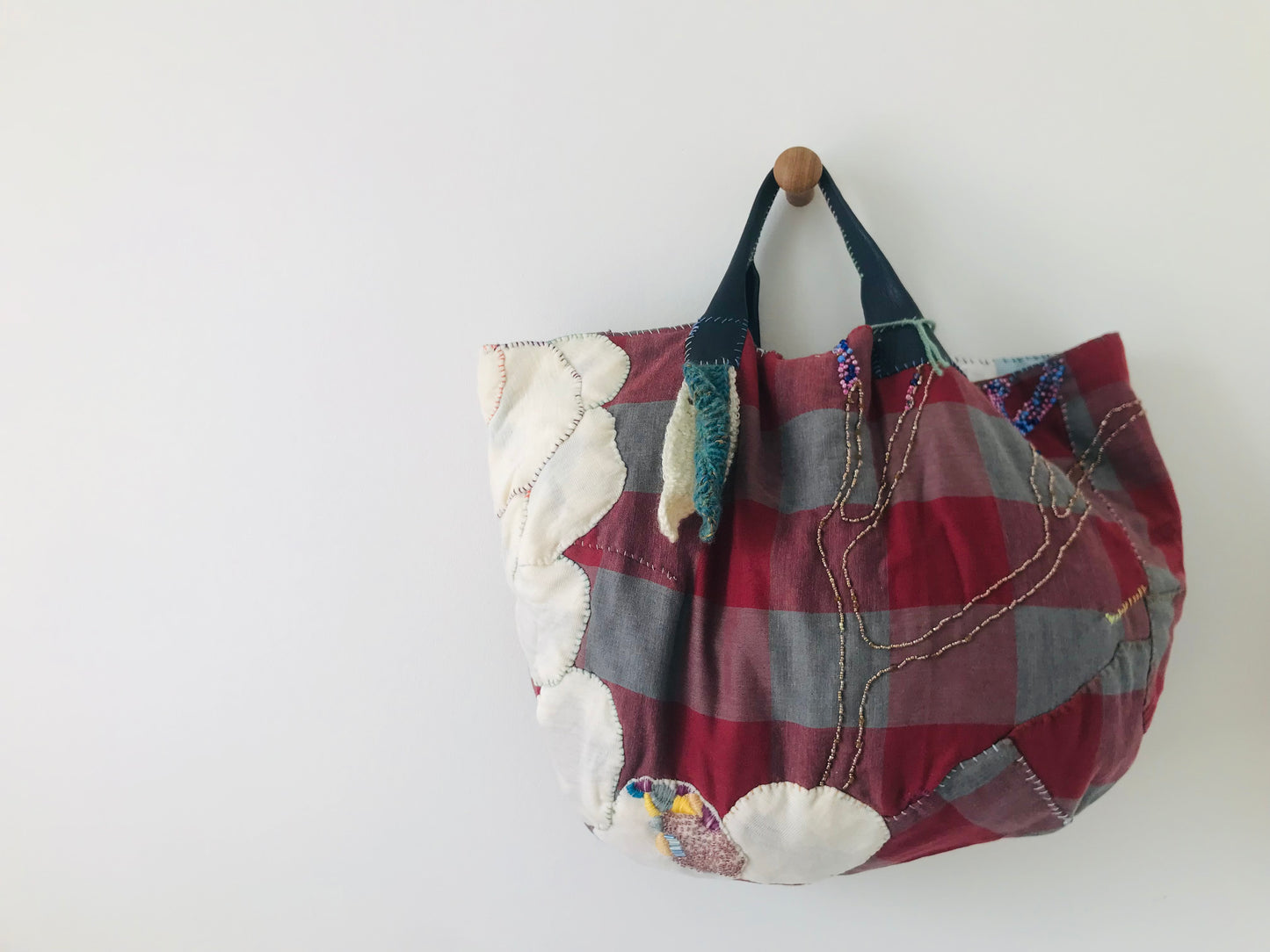 Bag Hand-sewn bag Fabric Slow fashion Handmade 2034