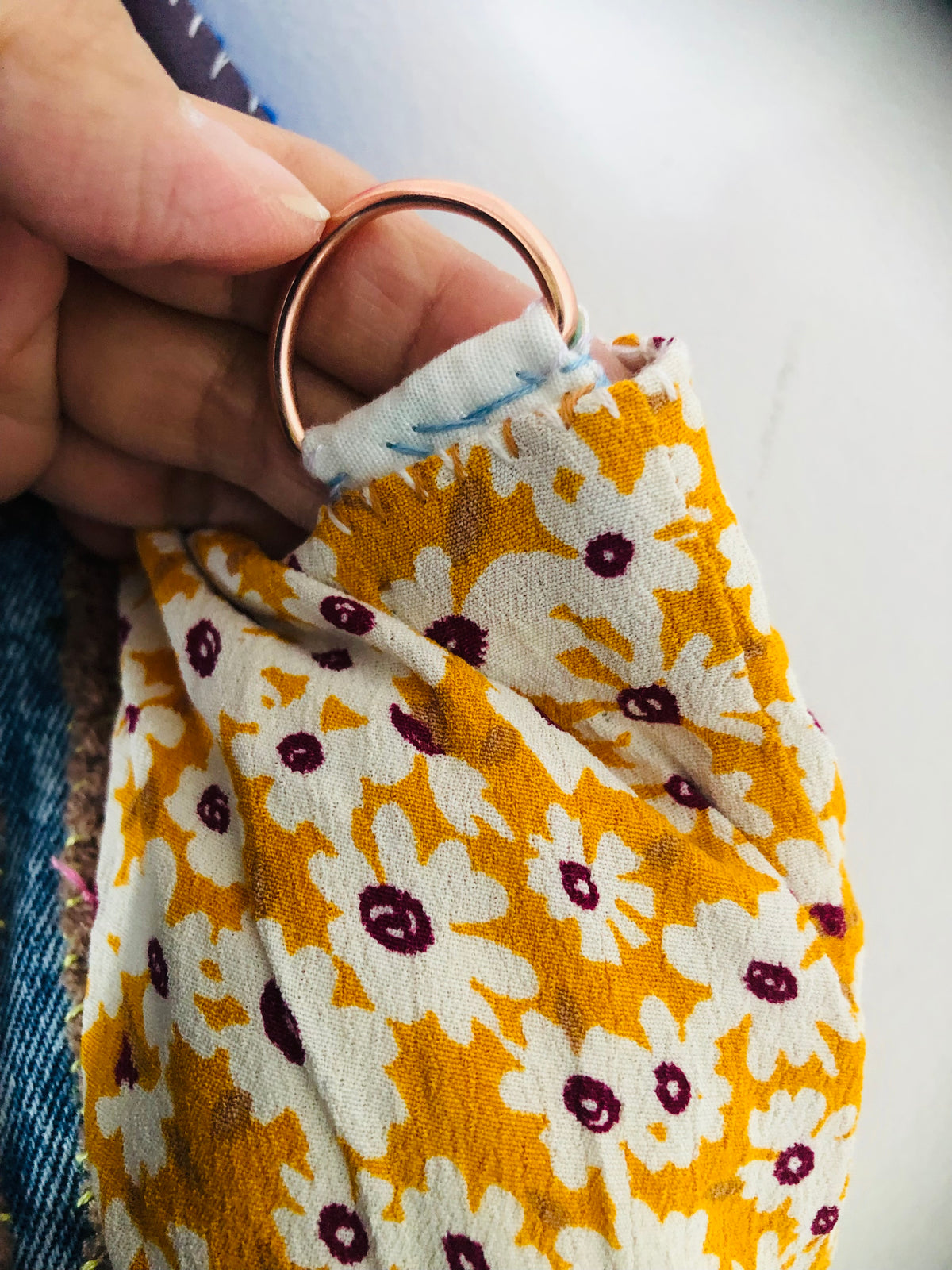 Bag Hand-sewn bag, fabric, tote bag, slow fashion, handmade, 2537