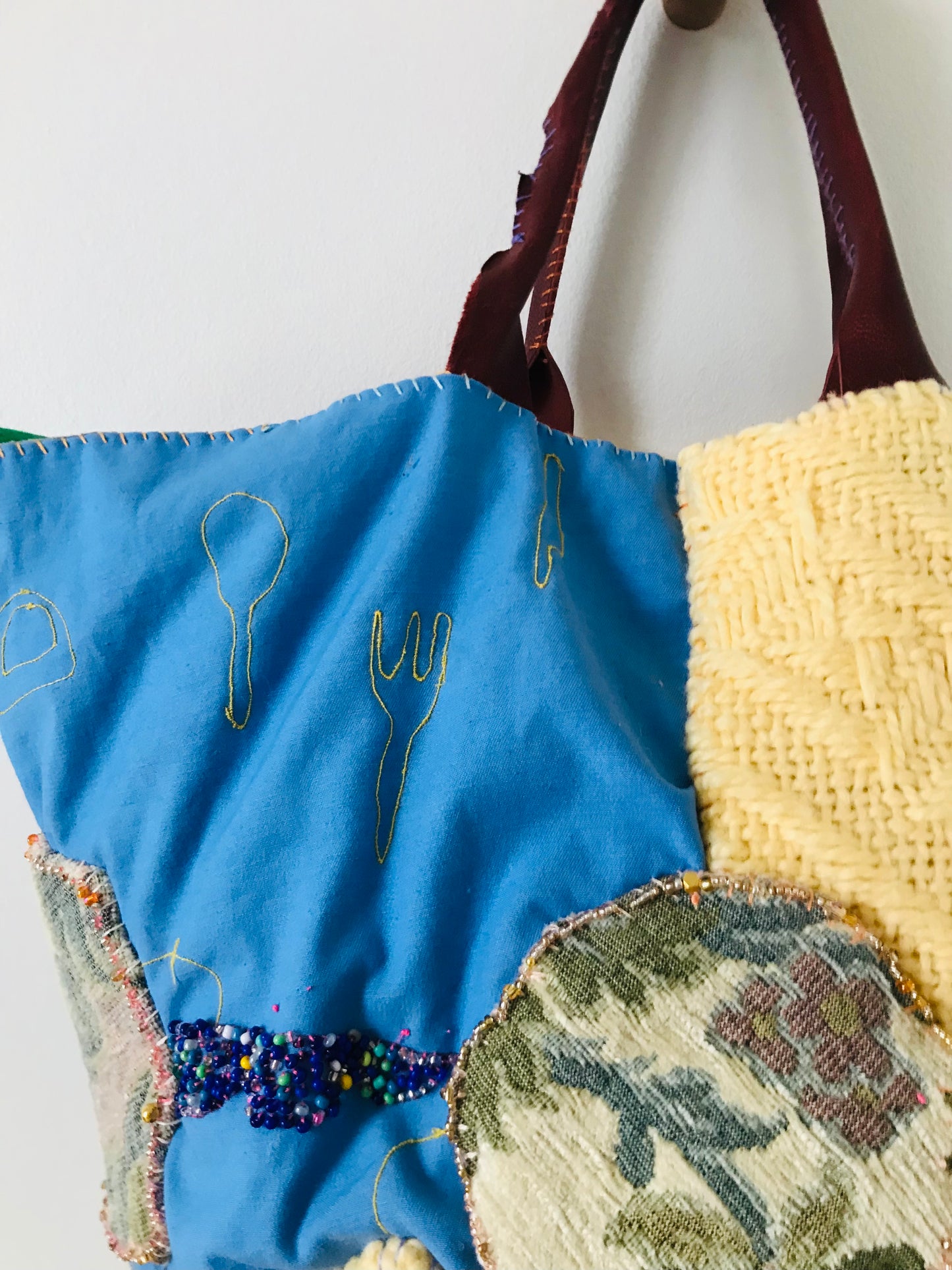 Bag Hand-sewn bag Fabric Slow fashion Handmade 1948