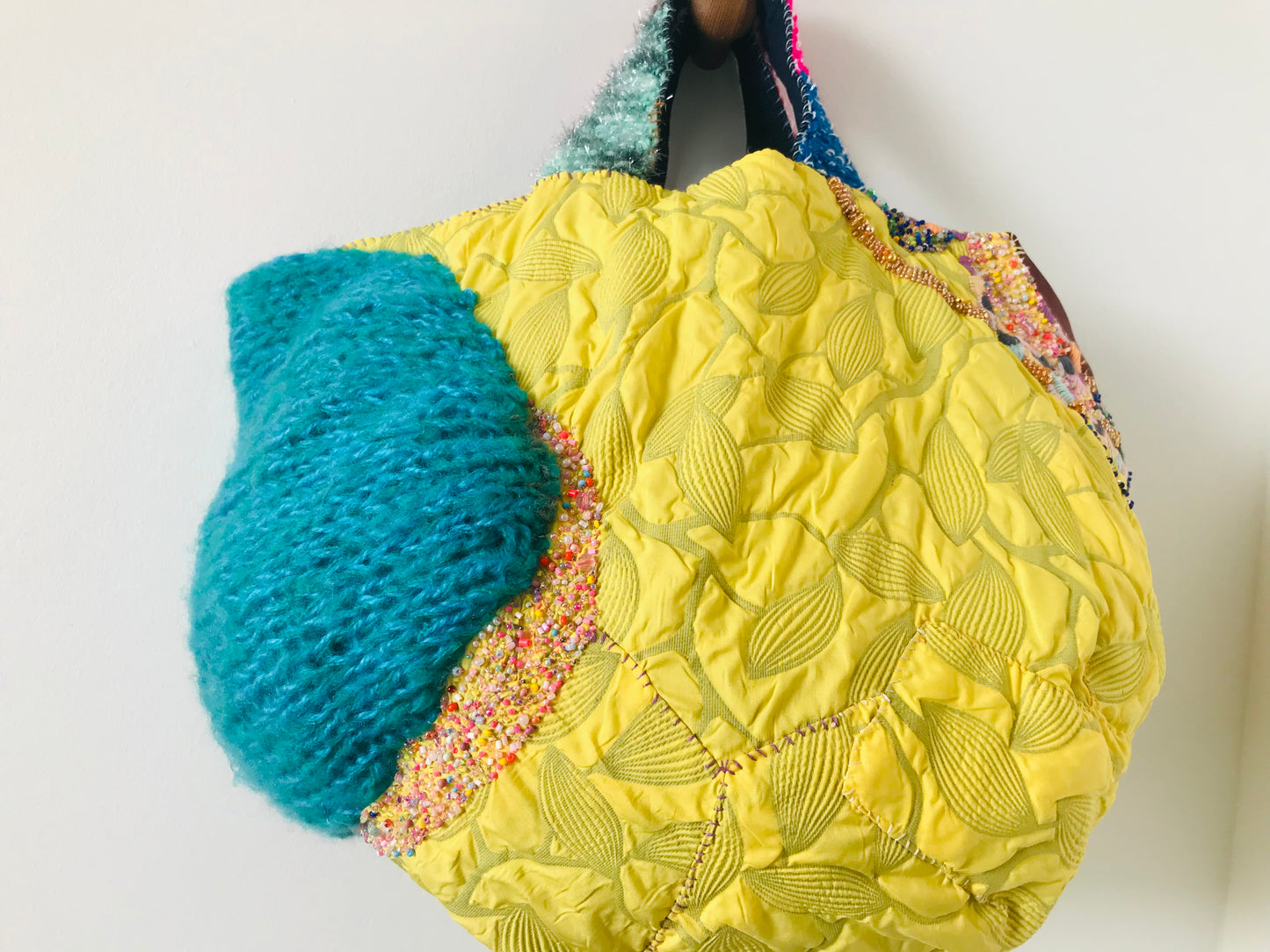 Bag   手縫いのバッグ　  布製　スローファッション　ハンドメイド　1920