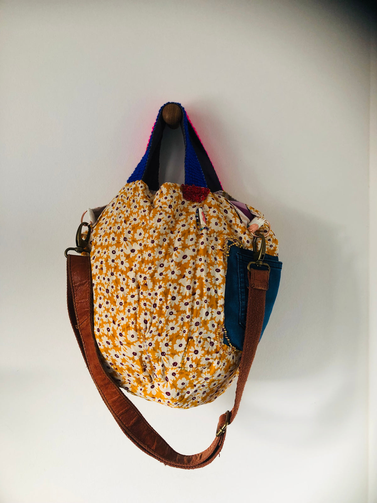 Bag Hand-sewn bag, fabric, tote bag, slow fashion, handmade, 2537