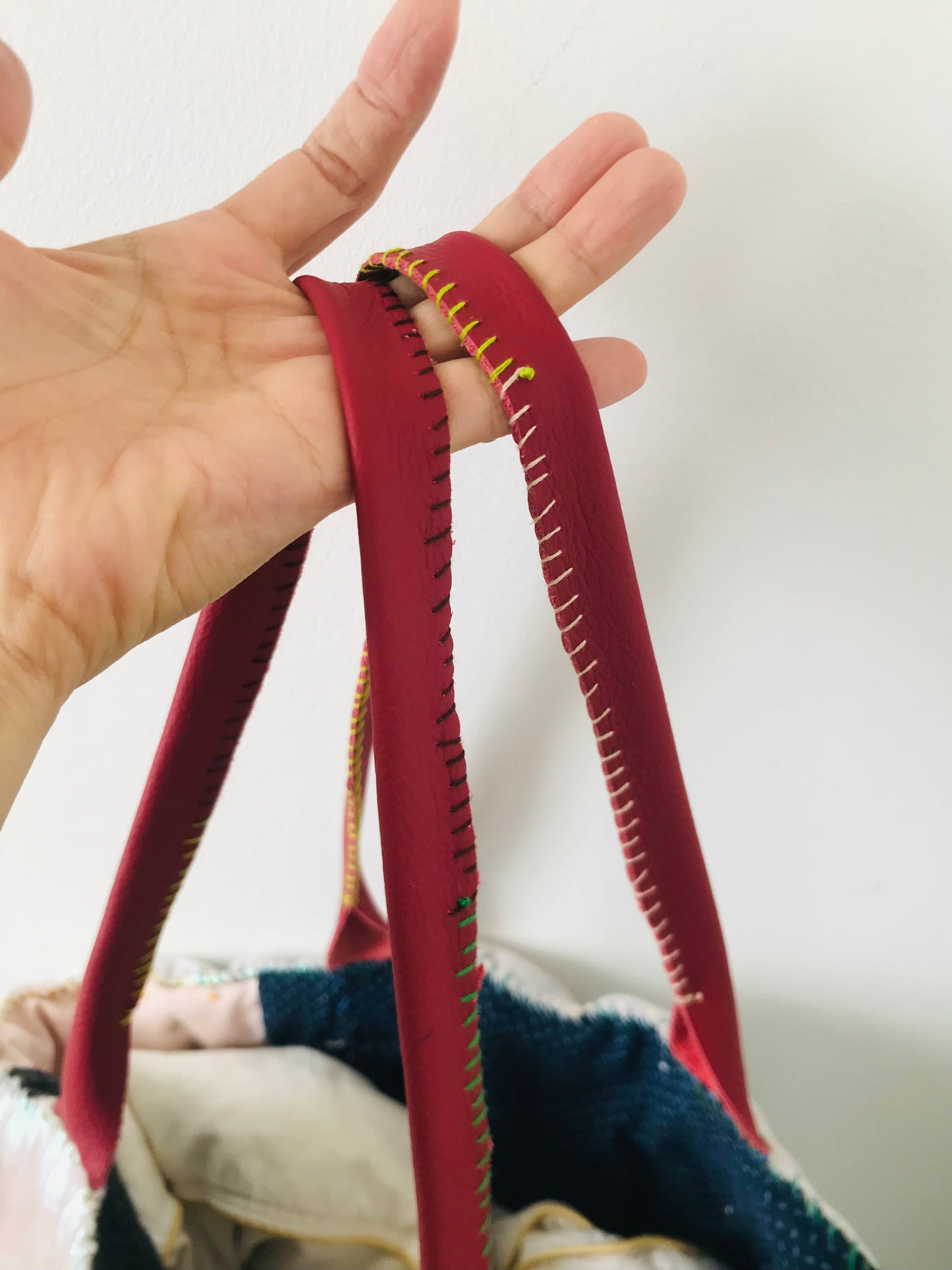 Bag Hand-sewn bag Fabric Slow fashion Handmade 2022