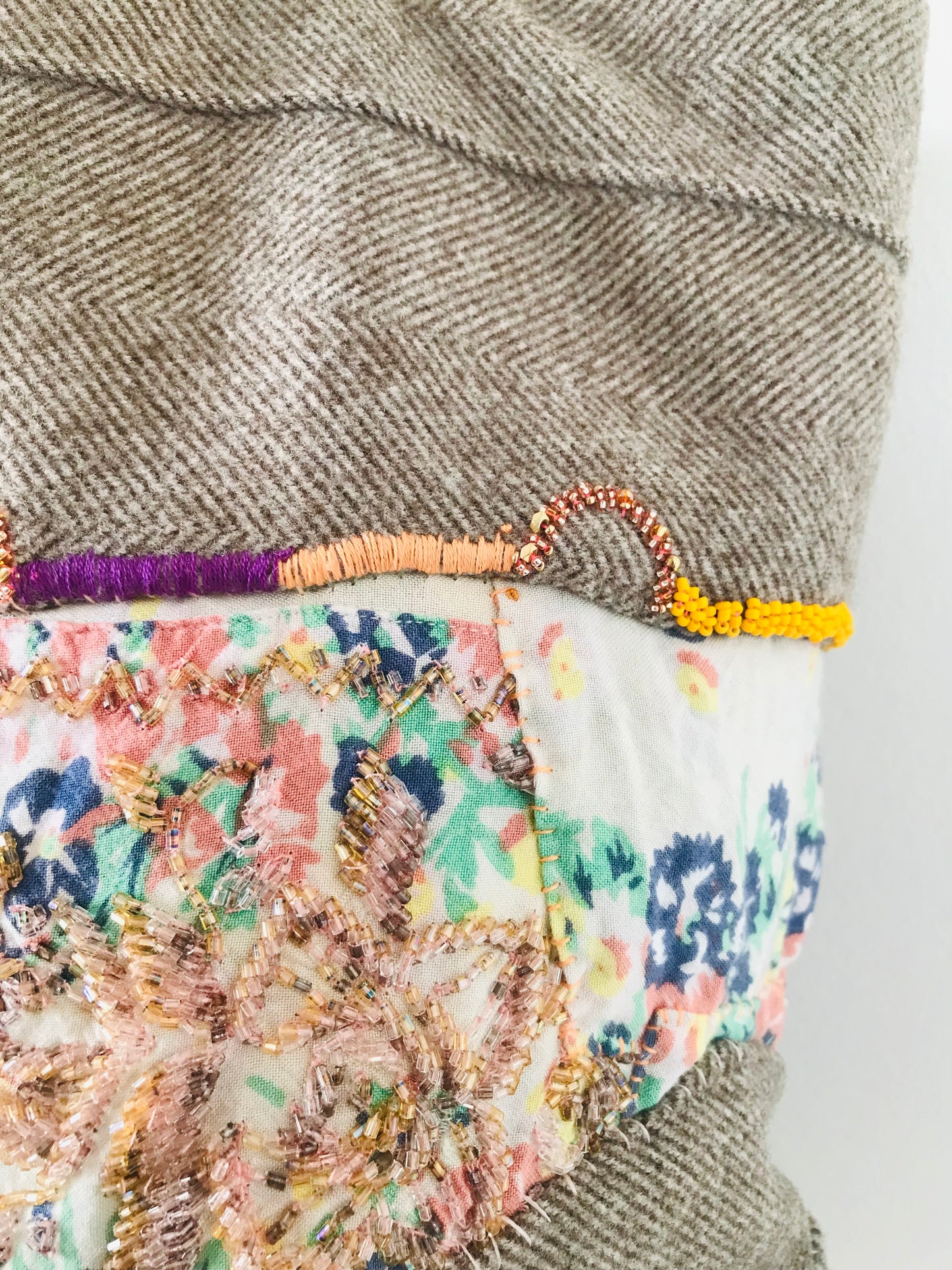 Bag Hand-sewn bag Fabric Slow fashion Handmade 1886