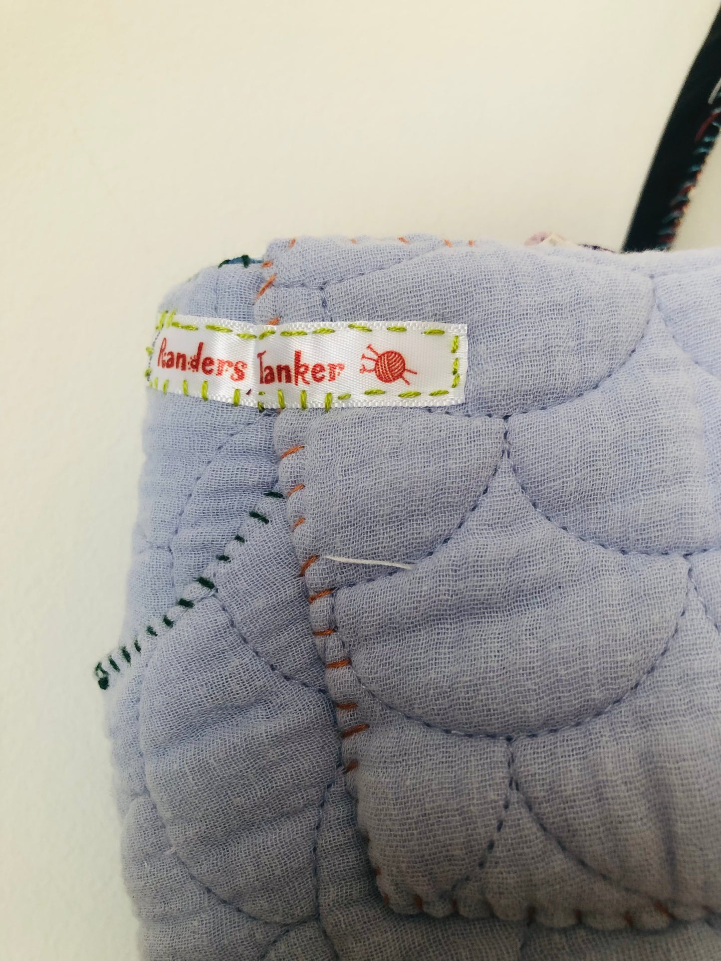 Bag Hand-stitched bag, fabric tote bag, slow fashion, handmade, 2473
