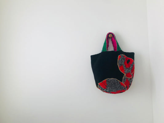 【Reserved items ご予約品】はる様　ご注文品　Bag   手縫いのバッグ　布製　スローファッション　ハンドメイド　2066