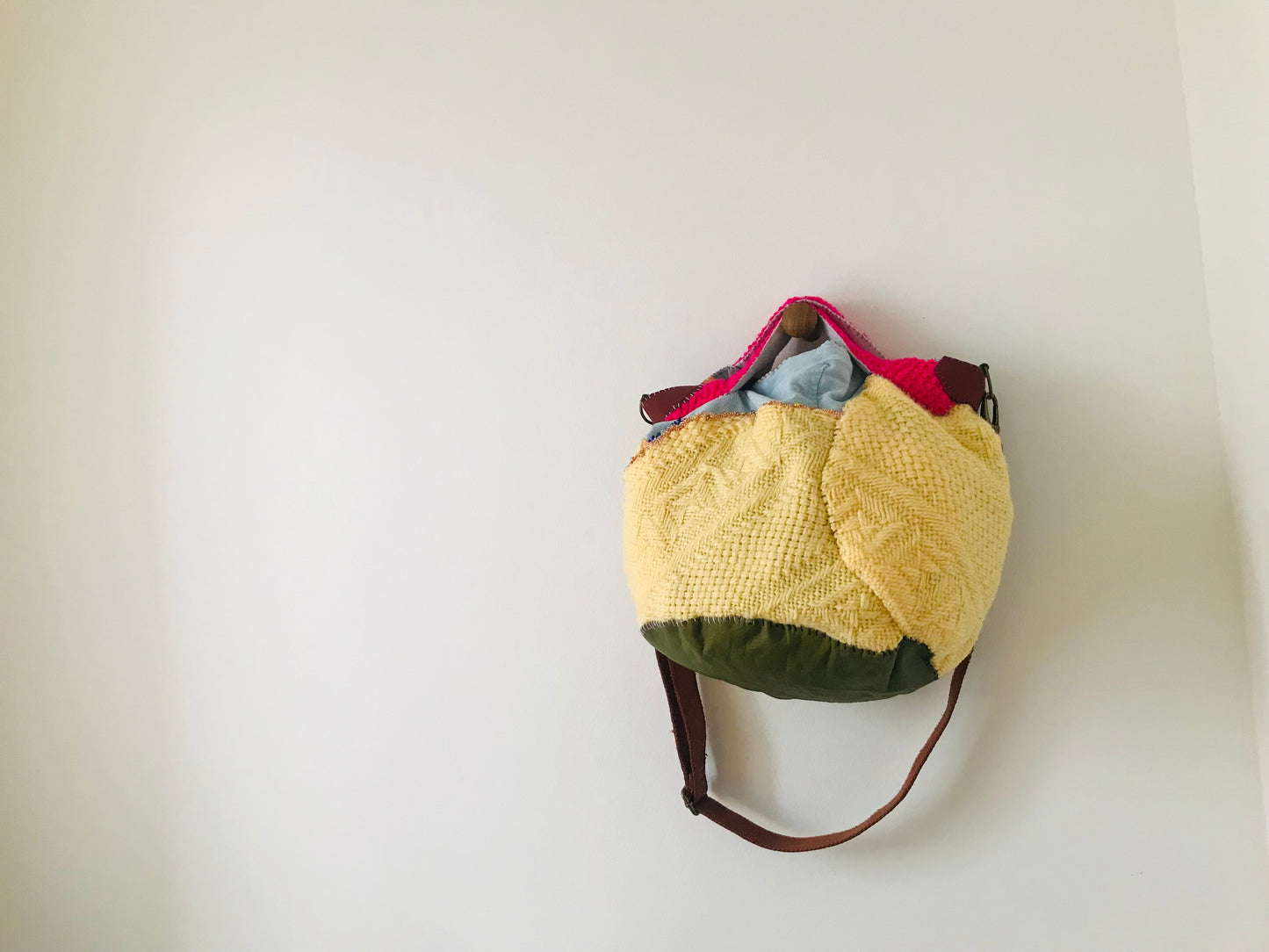 Bag Hand-sewn bag Fabric Slow fashion Handmade 1940