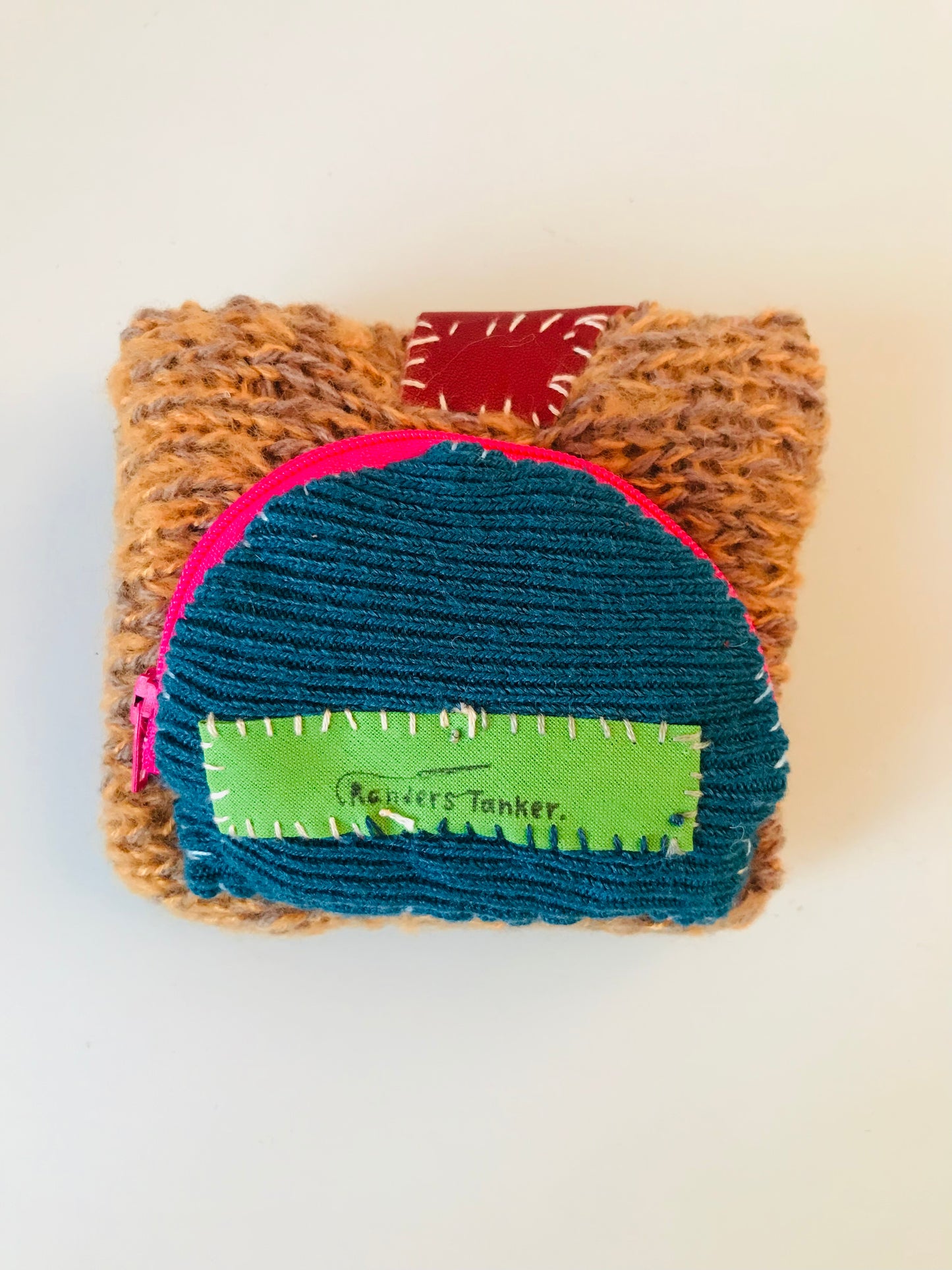 Wallet Fabric Wallet Handmade Hand-sewn Embroidered Patchwork Bi-fold 1912
