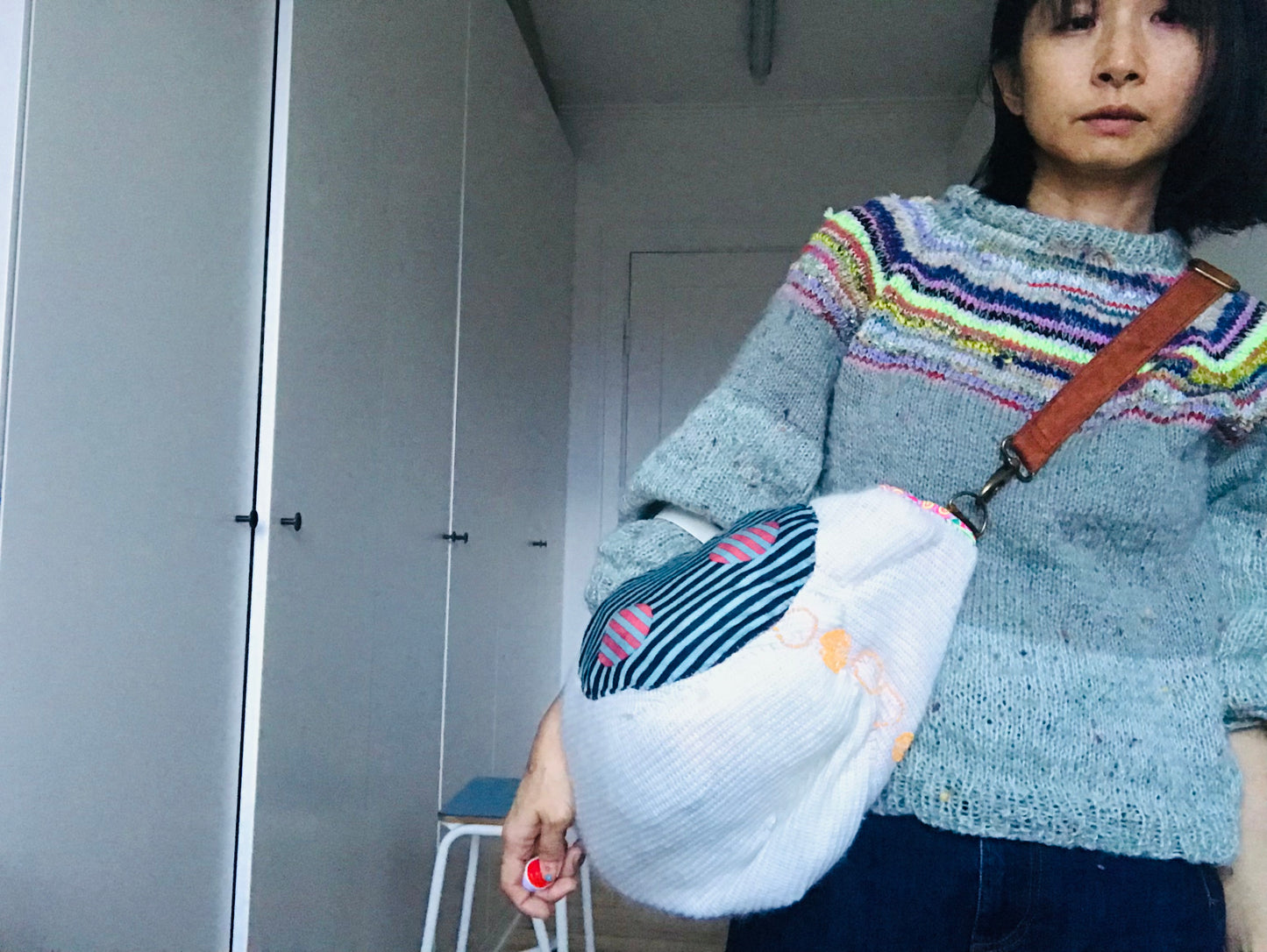 Bag Hand-sewn bag Fabric Slow fashion Handmade 1946