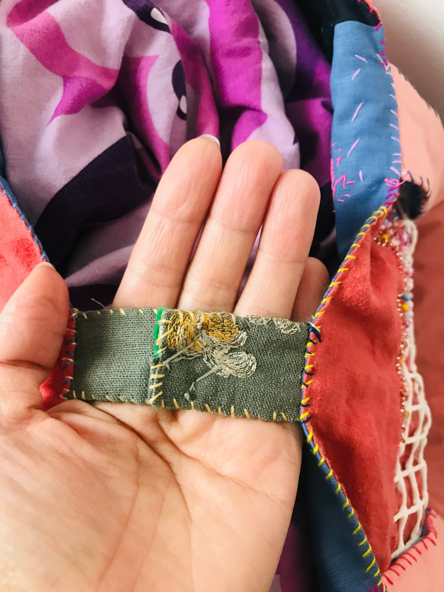 Bag Hand-sewn bag Fabric Slow fashion Handmade 1905