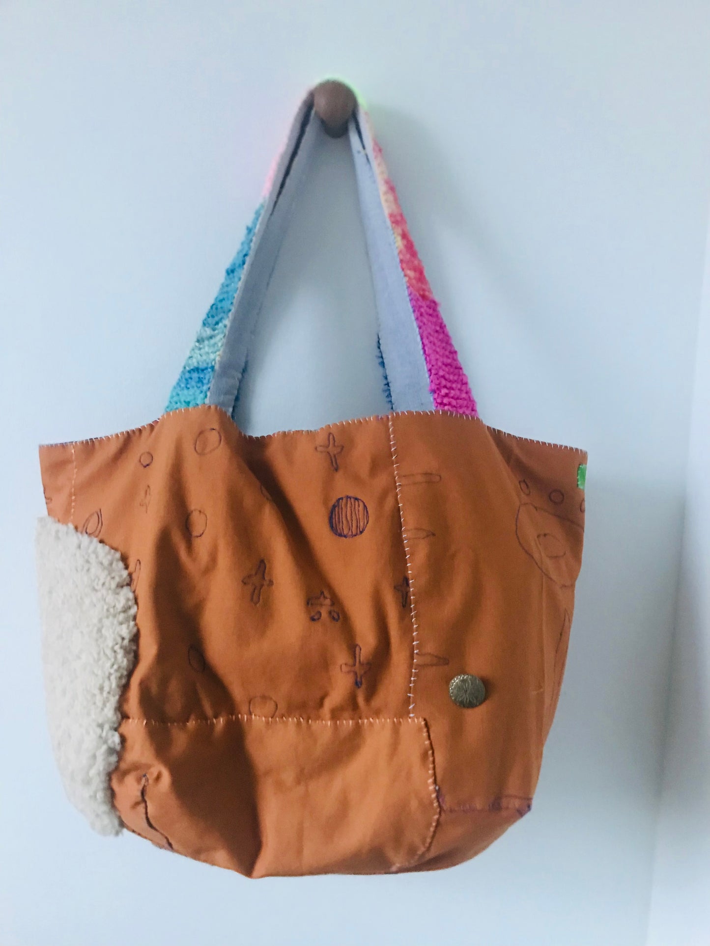Bag Hand-sewn bag Fabric Slow fashion Handmade 1947