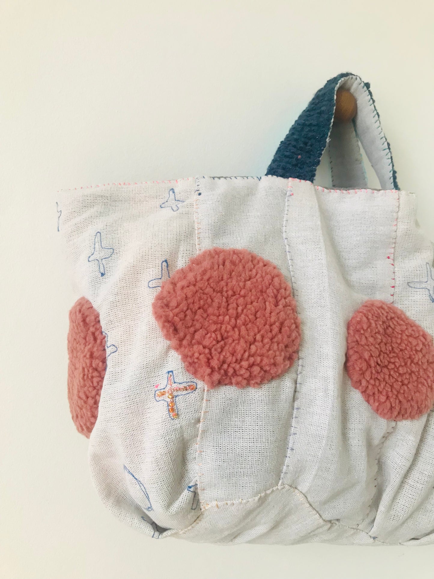 Bag Hand-sewn bag Fabric Slow fashion Handmade 1945
