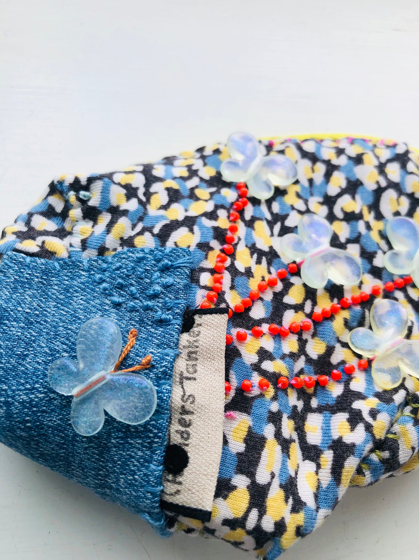 coin-purse, accessory case, card case, fabric, coin case, slow fashion, coin purse, handmade, 2484