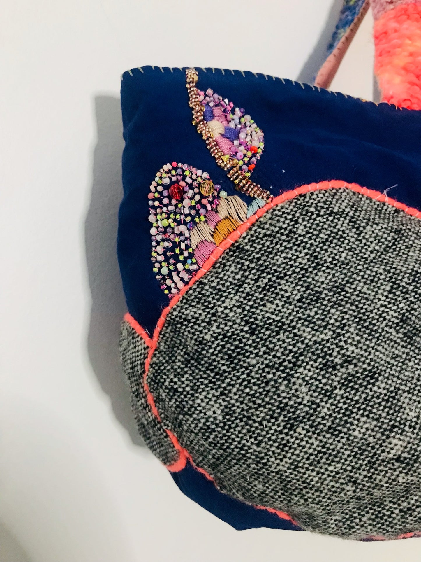 Håndsyet stoftaske, slow fashion, håndlavet, 1906