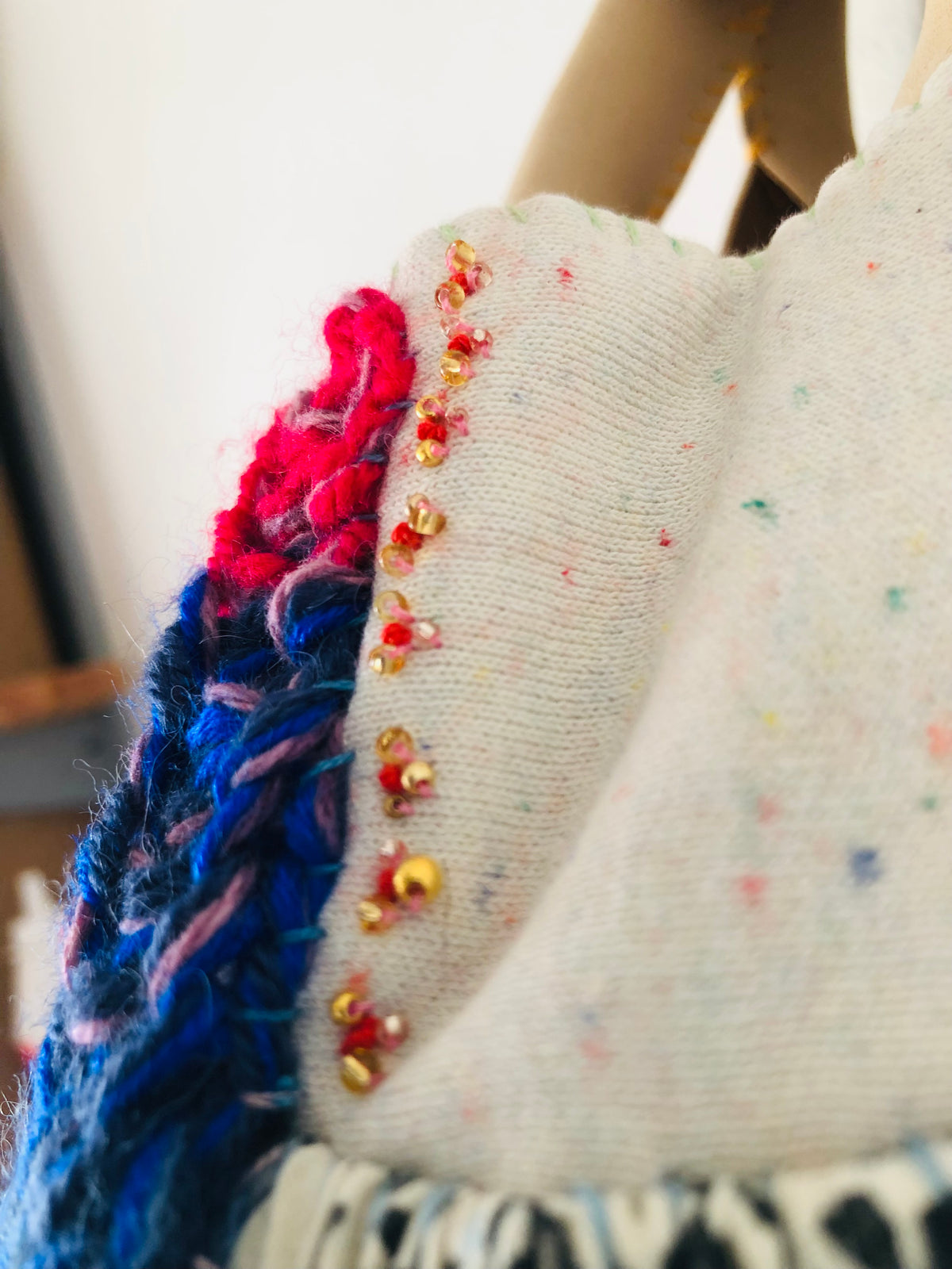 Bag, Hand-stitched bag, Fabric, Tote bag, Slow fashion, Handmade, 2544